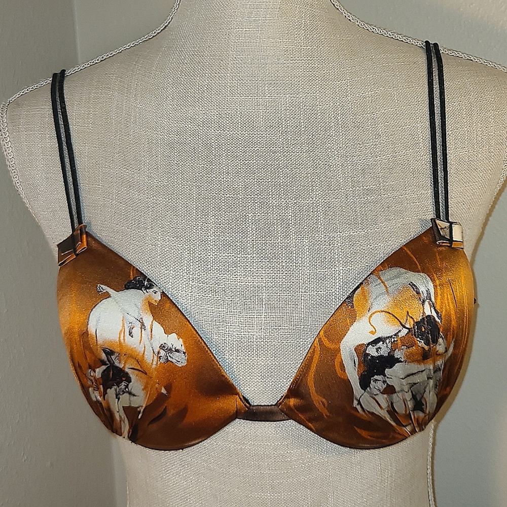 LaPerla Black Label Orange Bra 34C